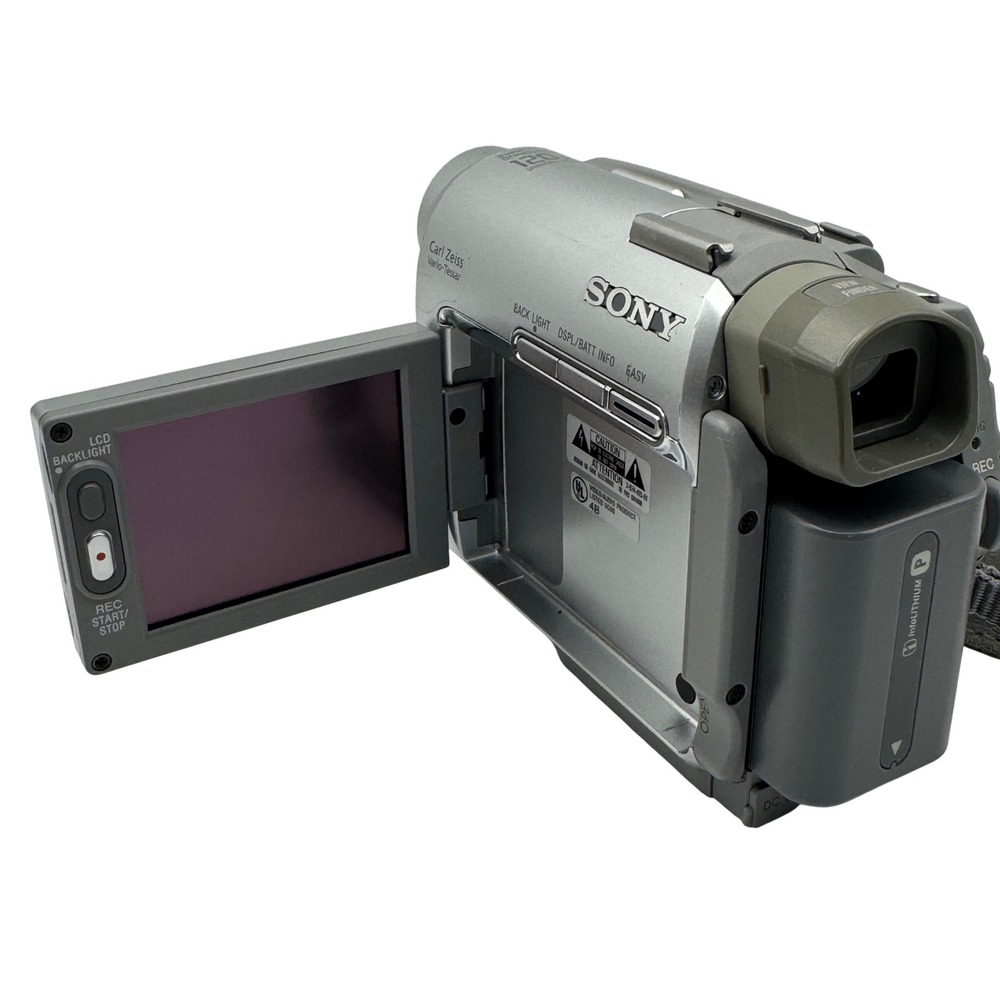 Sony Handycam DCR-HC20 MiniDV Digital Camcorder Carl Zeiss For Parts or Repair